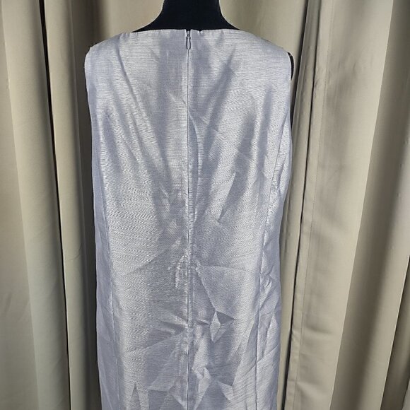 LeSuit Little Light Purple Dress Sleeveless Silk Look Size Plus Size 14W - Picture 6 of 8